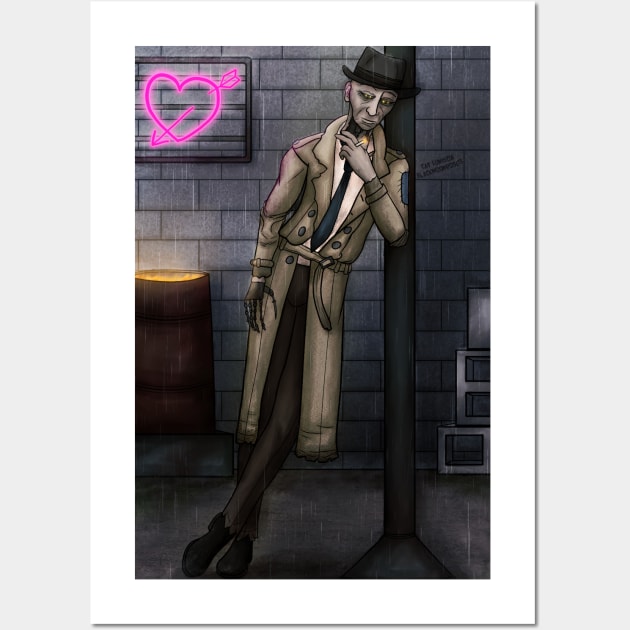 Nick Valentine Wall Art by Blackmoonrose13